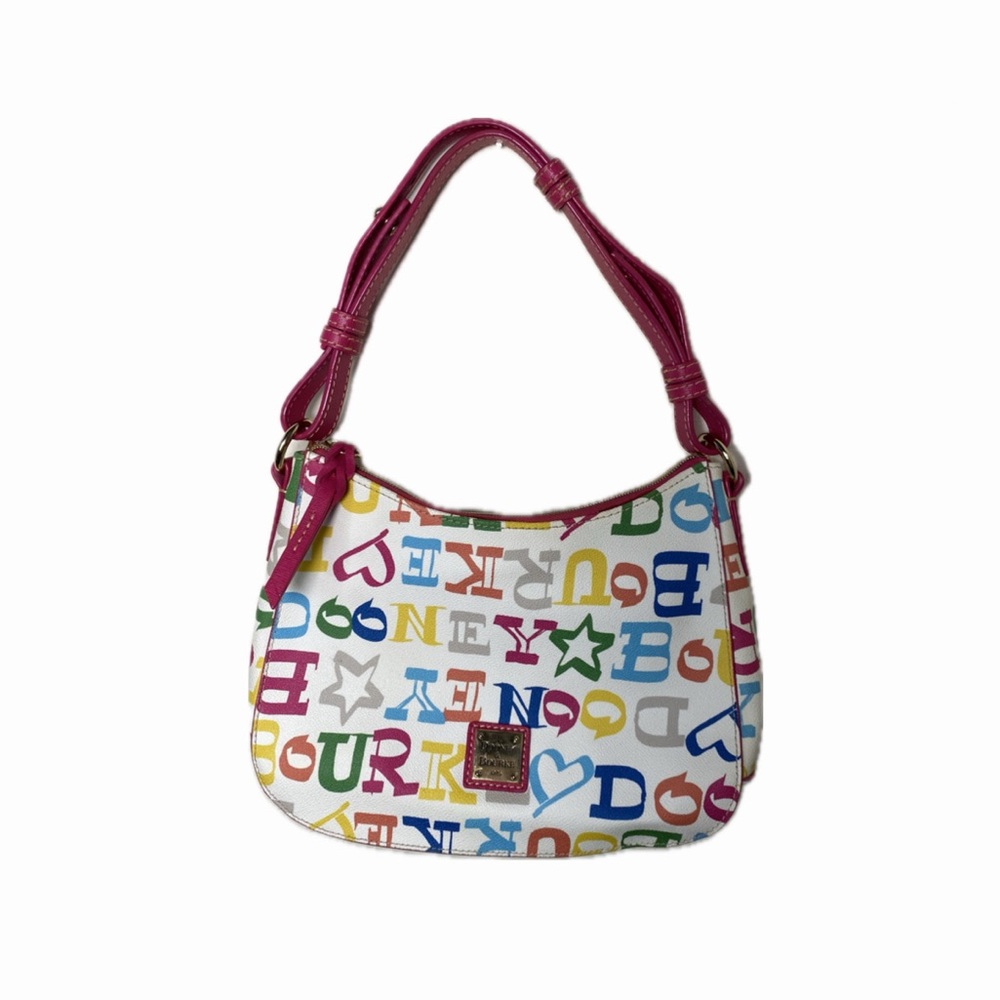 NWOT Dooney & Bourke - Logo Print Small Kiley Hobo Bag